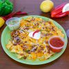 Nachos with Chili and Cheese